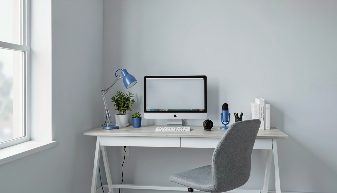 How to Choose a USB Microphone for Working from Home, in a quiet corner of the room
