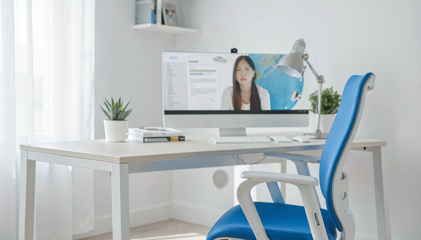 How to Choose the Right Chair for a Standing Desk, close detail, soft focus background
