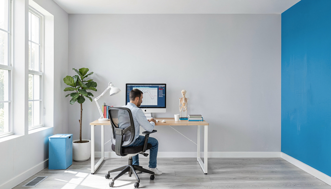 What do spine specialists recommend for remote workers