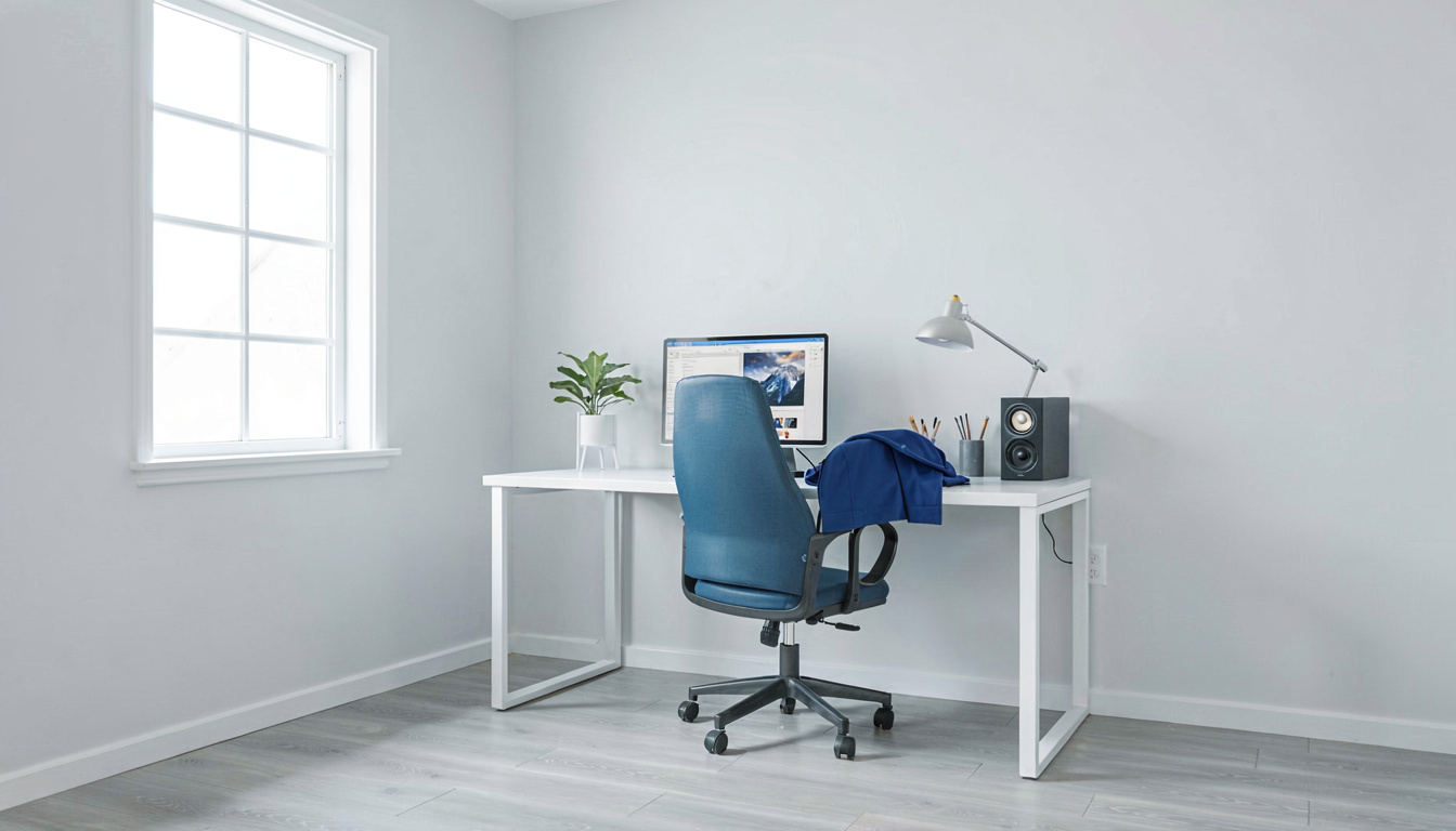 How to Protect Your Eyes When Working on Screens All Day, in a quiet corner of the room