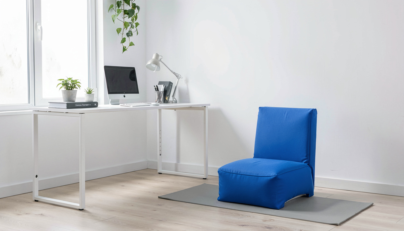 How to Transition from an Office Chair to a Kneeling Chair, in a quiet corner of the room