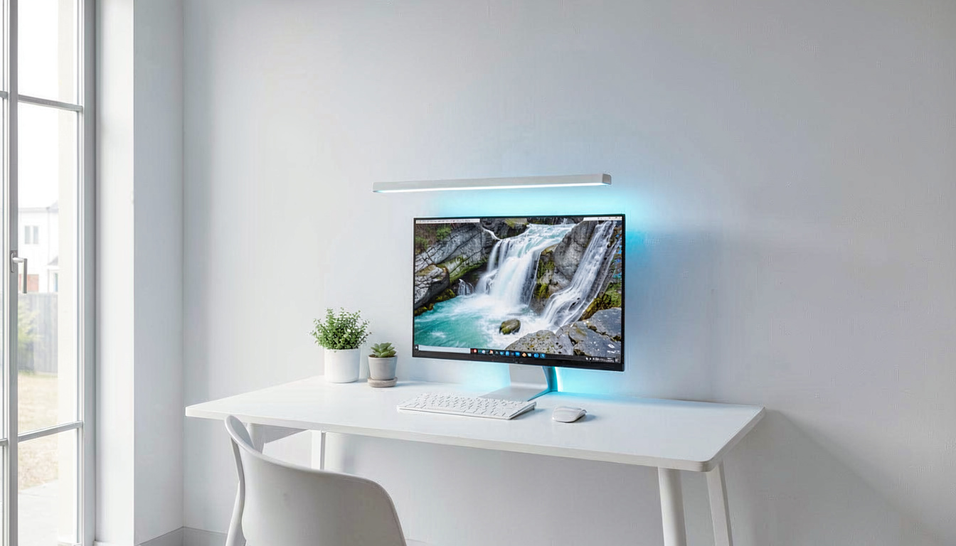 How to Set Up Bias Lighting Behind Your Monitor