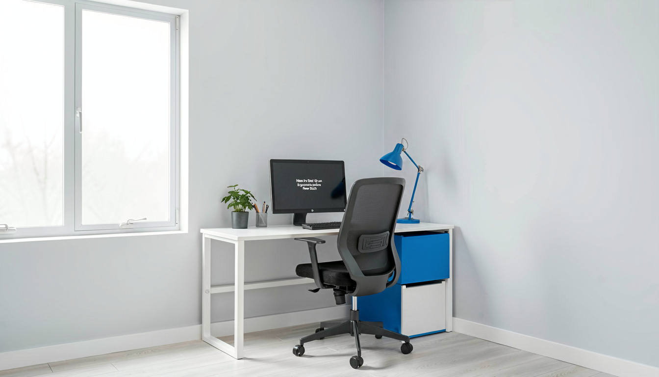 How to Set Up an Ergonomic Home Office from Scratch, in a quiet corner of the room